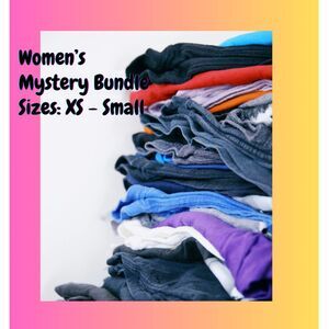 10 pc Mystery Box Clothing Bundle Accessories Mixed Surprise Lot Womens XS - Sm